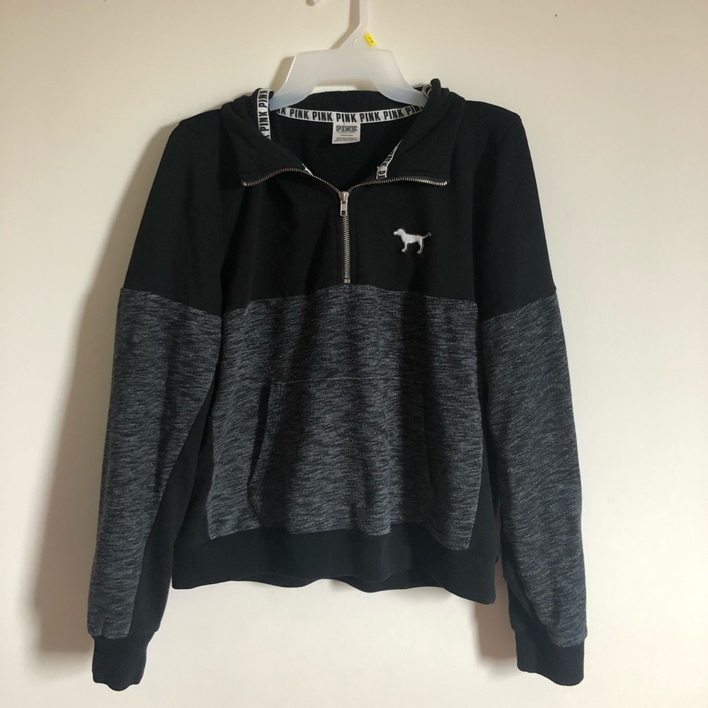 victoria’s secret PINK half-zip sweater